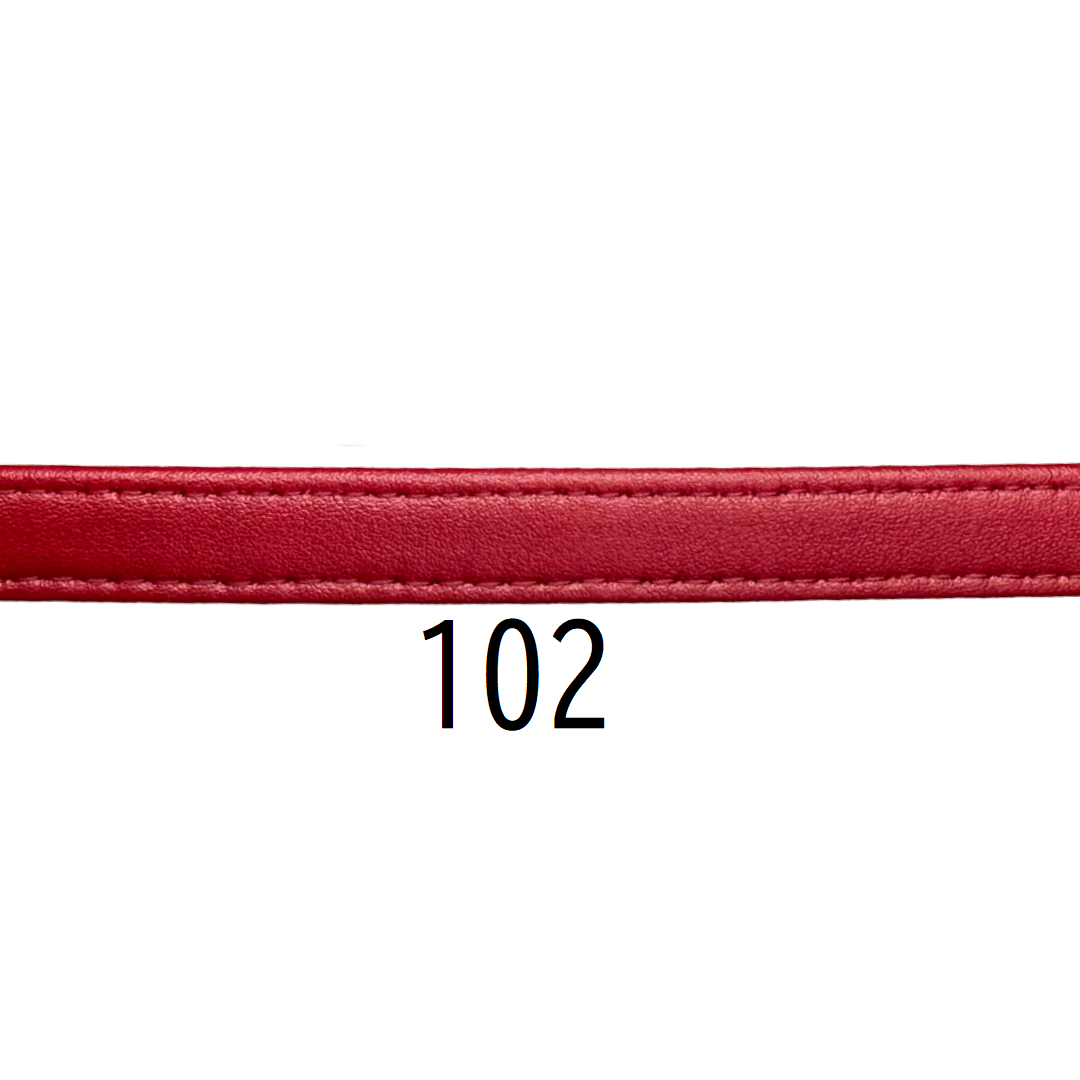 Faux Leather Quad-Fold Stitch Tape 15mm × 10m