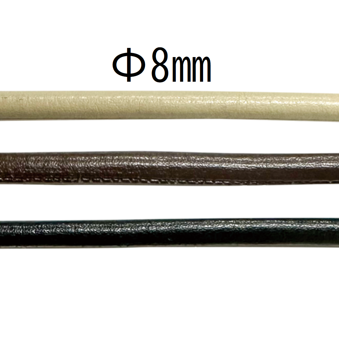 Faux Leather Loop Ø8mm × 12.5m
