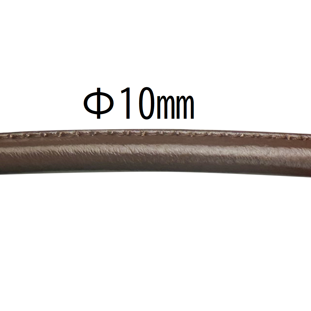 Leather-Core Cord Ø10mm × 10m