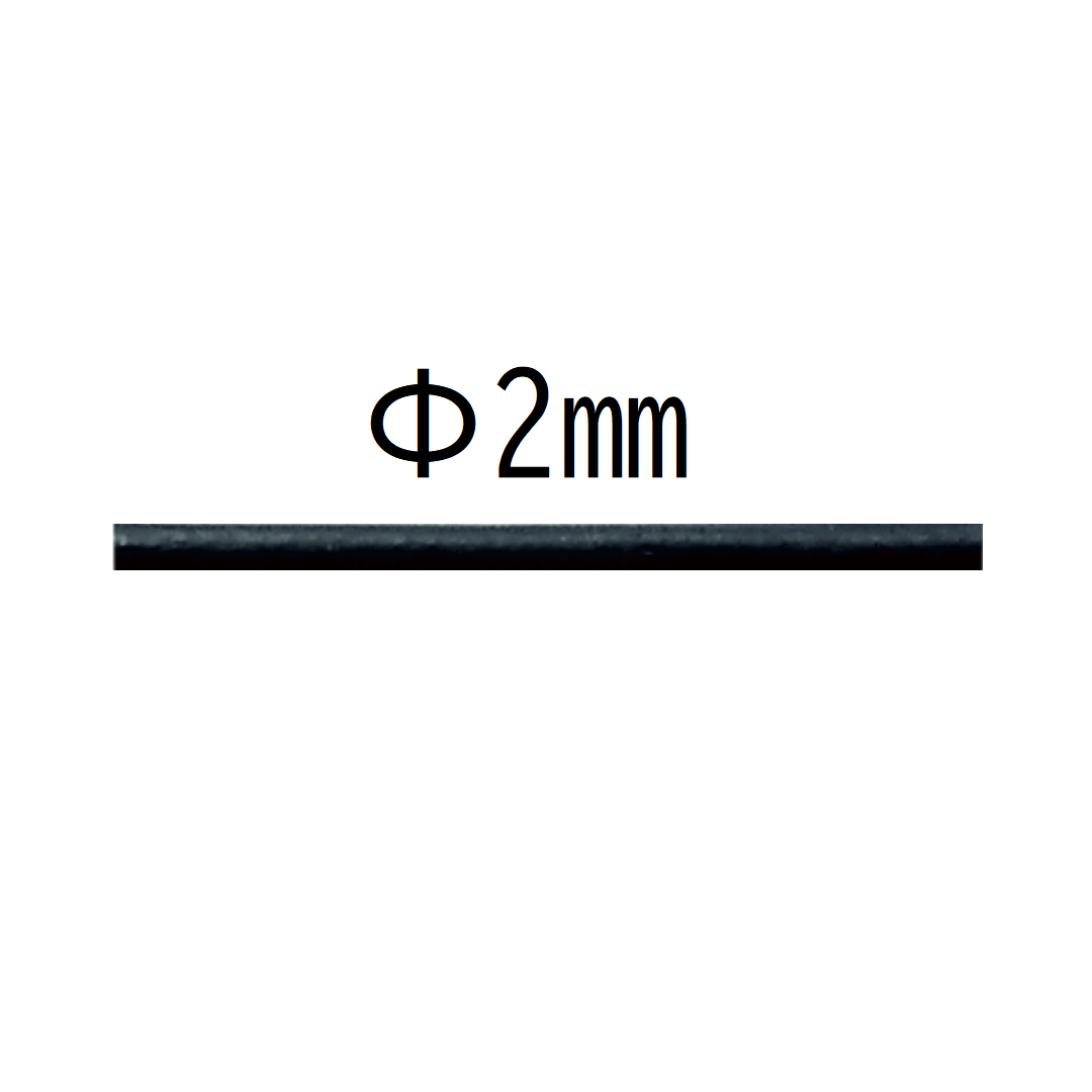 Round Leather Cord Ø2mm × 25m