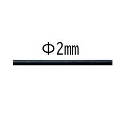 Round Leather Cord Ø2mm × 25m