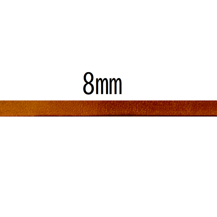 Thick Natural Leather Tape 8mm × 10m