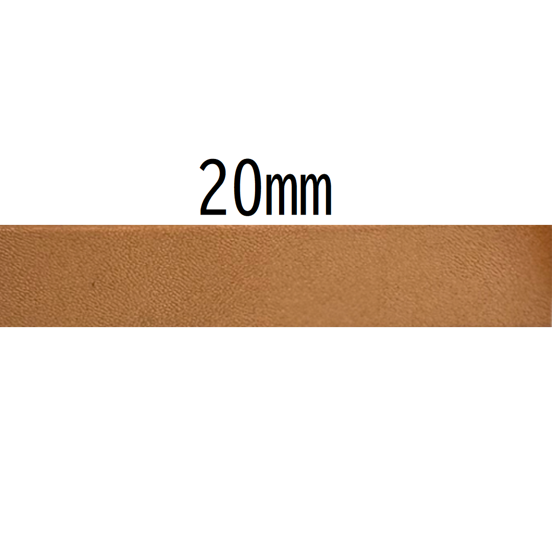 Thick Natural Leather Tape 20mm × 10m