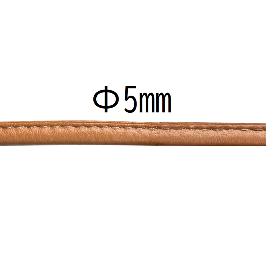 Leather-Core Cord Ø5mm × 10m