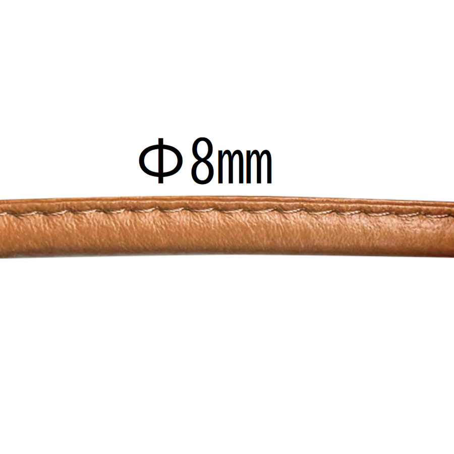Leather-Core Cord Ø8mm × 10m