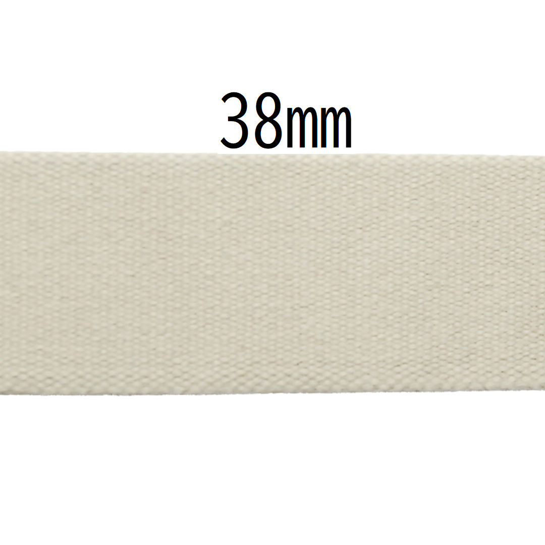 Vintage Heavyweight Cotton Tape 38mm × 10m