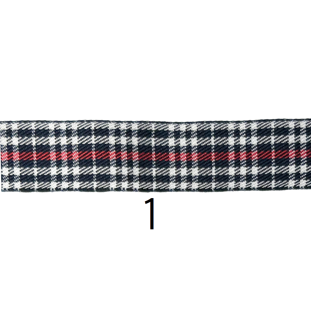 Check Pattern Ribbon 25mm × 15m