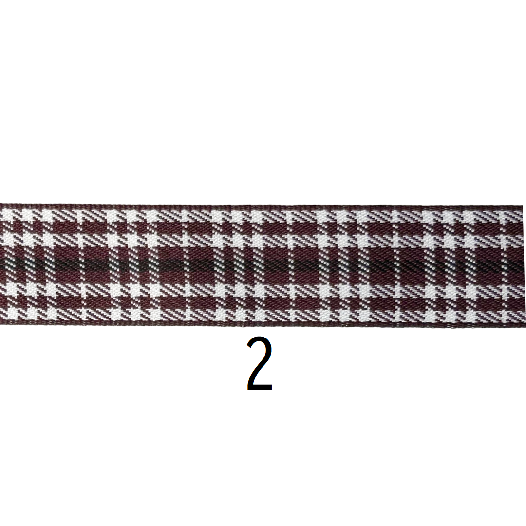 Check Pattern Ribbon 25mm × 15m