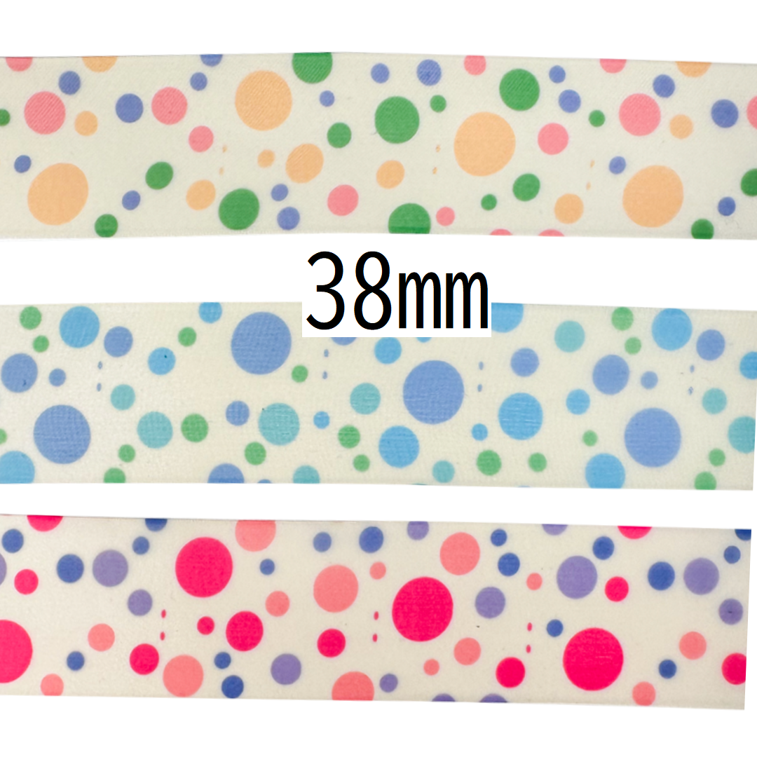 Sheer Polka Dot Ribbon 38mm × 15m