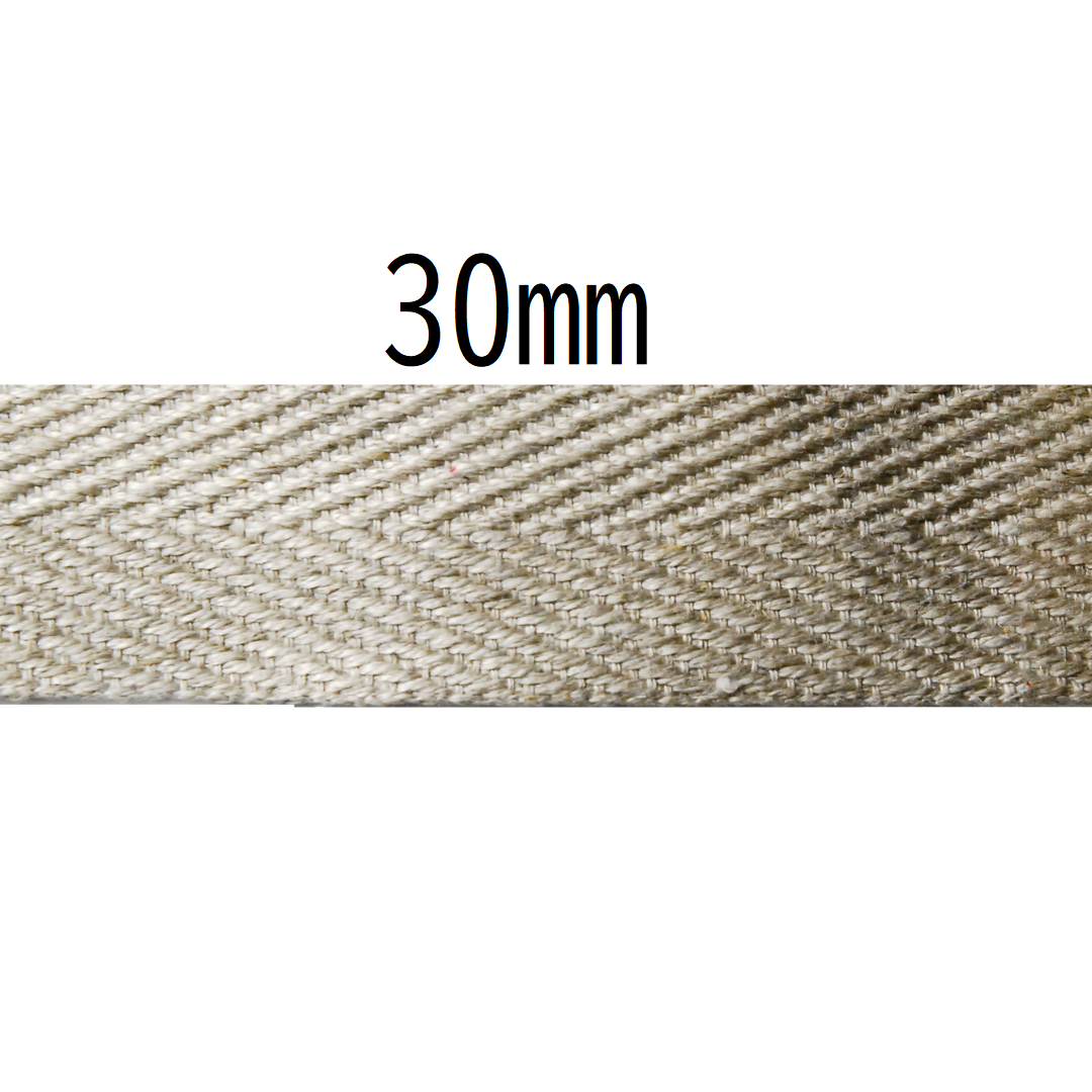 Linen Herringbone Soft Tape 30mm × 10m